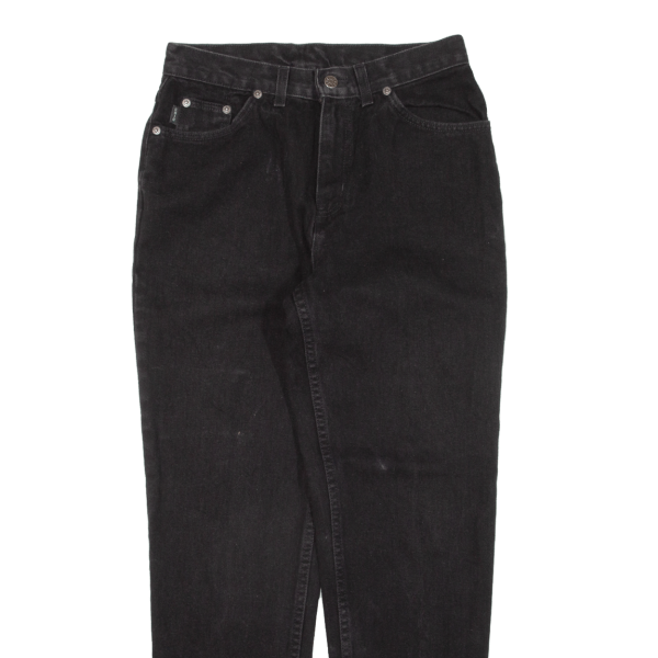 CHIC Womens Jeans Black Regular Mom W28 L29 on Sale