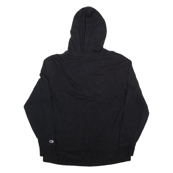 CHAMPION Lightweight Mens Black Hoodie M Supply