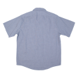 ARAMARK Mens Worker Shirt Blue Check L Discount