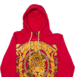 AVENUE GEORGE V PARIS Tiger Mens Red Hoodie S Sale