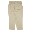 DICKIES Workwear Mens Trousers Beige Regular Straight W38 L29 Sale