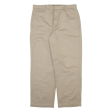 DOCKERS Chino Mens Trousers Beige Relaxed Straight W34 L29 Sale