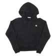 CHAMPION REVERSE WEAVE Mens Black Hoodie XS Online