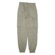 Cargo Womens Trousers Green Regular Tapered W27 L29 on Sale