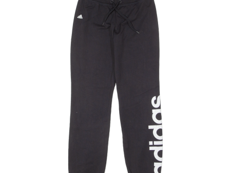 ADIDAS Mens Joggers Black Tapered XS W24 L30 Sale