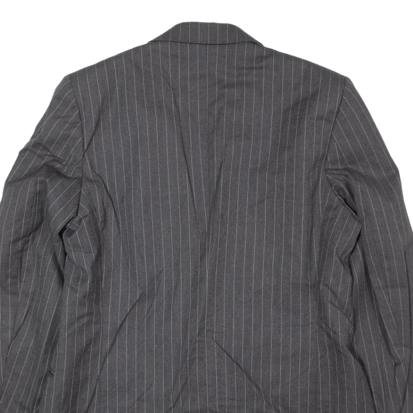 BOSS Mens Blazer Jacket Grey Striped L For Sale