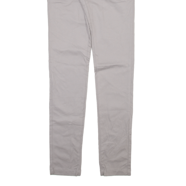 DICKIES Twill Pant Womens Trousers Grey Slim Skinny W27 L31 Hot on Sale