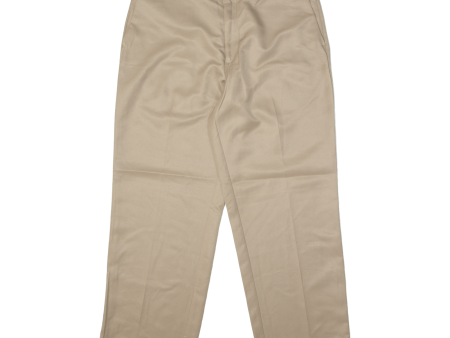 DOCKERS D3 Mens Trousers Beige Classic Straight W34 L29 Online