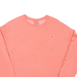 CHAMPION Womens Sweatshirt Pink L For Cheap