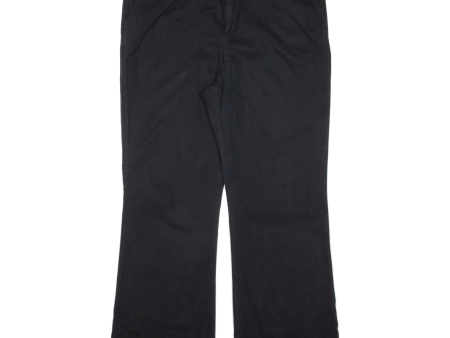 DICKIES Workwear Womens Trousers Black Slim Bootcut W38 L29 Online Hot Sale