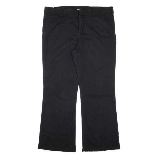 DICKIES Workwear Womens Trousers Black Slim Bootcut W38 L29 Online Hot Sale