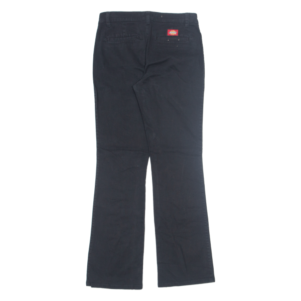 DICKIES Workwear Womens Trousers Black Slim Bootcut W27 L32 Online