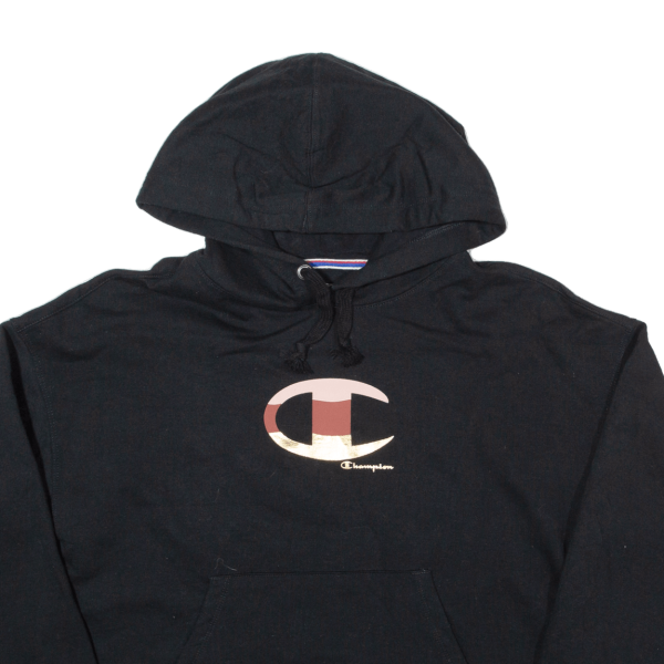 CHAMPION Womens Black Hoodie M Online Sale