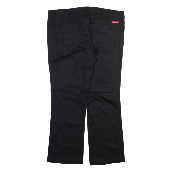 DICKIES Womens Trousers Black Slim Bootcut W34 L25 Hot on Sale