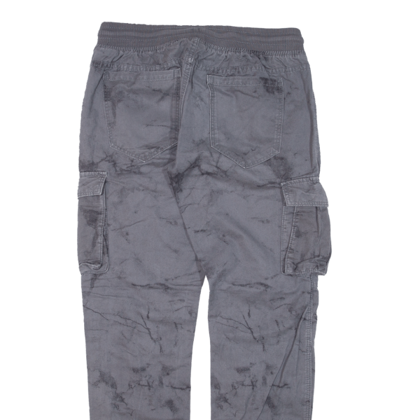 CHAPTER Cargo Bleached Boys Trousers Grey Slim Tapered W30 L30 Online Hot Sale