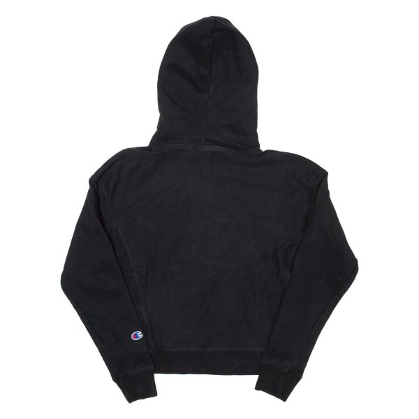 CHAMPION REVERSE WEAVE Mens Black Hoodie XS Online