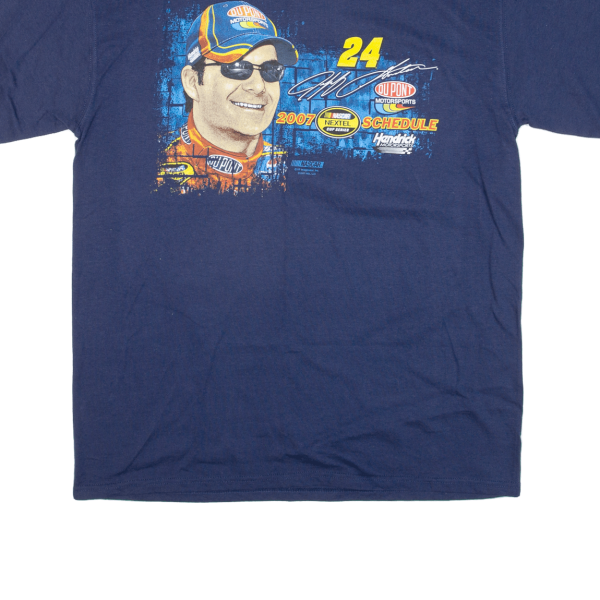 CHASE AUTHENTICS Nascar 2007 Jeff Gordon 24 Mens T-Shirt Blue USA L For Discount