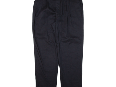 DICKIES Workwear Mens Trousers Black Regular Straight W40 L32 Discount