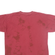 DISNEY Minnie Mouse Womens Tie Dye T-Shirt Red XL For Cheap