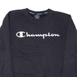 CHAMPION Mens Sweatshirt Black S Online now