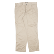 DOCKERS D2 Khaki Mens Trousers Beige Classic Straight W36 L32 Discount