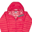 COLUMBIA Lightweight Womens Puffer Jacket Red Hooded XS Online Hot Sale