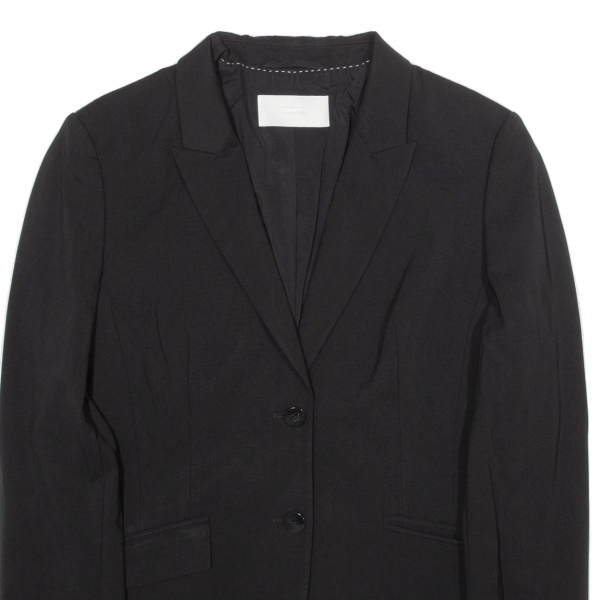 BOSS Womens Blazer Jacket Black Wool UK 8 For Discount