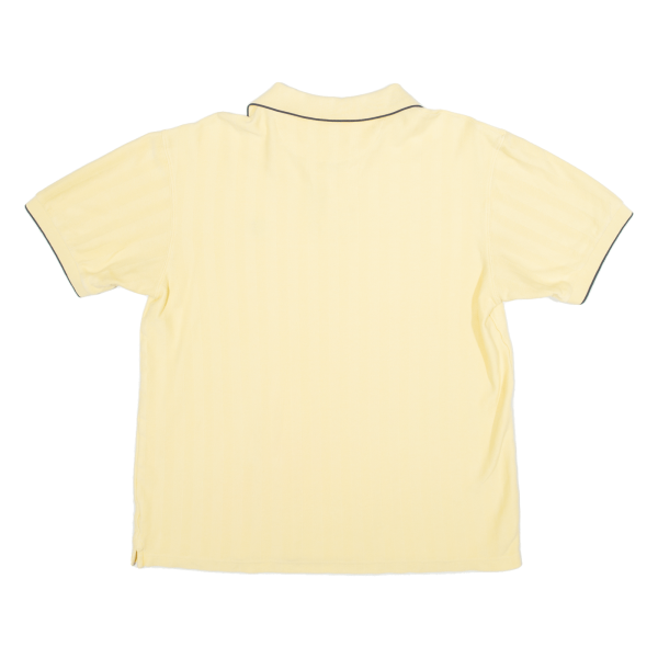 CHAPS Mens Polo Shirt Yellow L Supply