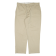 DICKIES Workwear Mens Trousers Beige Regular Straight W38 L29 Sale