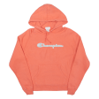 CHAMPION REVERSE WEAVE Womens Orange Hoodie M Sale