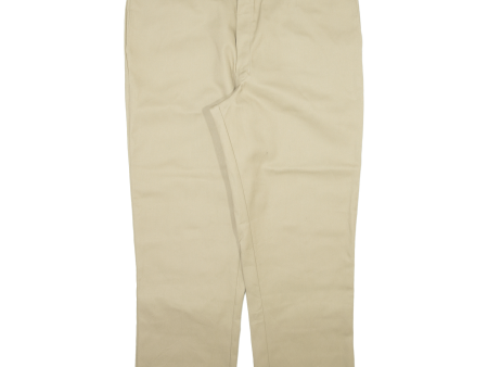 DICKIES 874 Workwear Mens Trousers Beige Relaxed Straight W44 L29 Discount