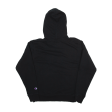 CHAMPION Hoodie Black Pullover Mens S Cheap