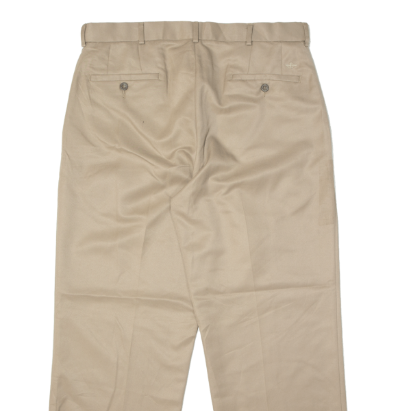 DOCKERS D3 Mens Trousers Beige Classic Straight W34 L29 Online