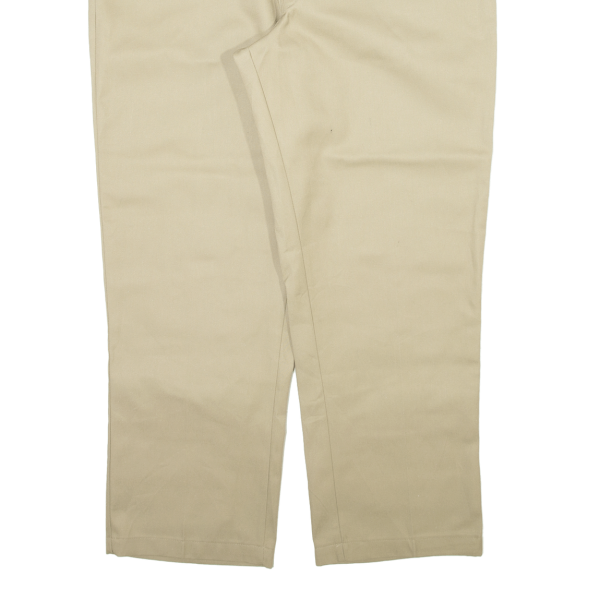 DICKIES 874 Workwear Mens Trousers Beige Relaxed Straight W44 L29 Discount