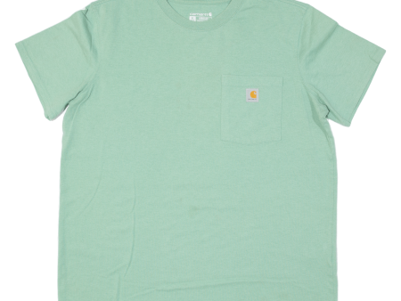 CARHARTT Loose Fit Boys T-Shirt Green XL For Cheap