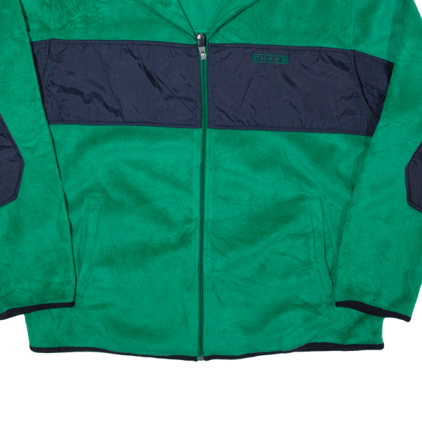 CHAPS Mens Fleece Jacket Green XL Online Sale