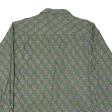 Mens Shirt Green Paisley Long Sleeve S Sale