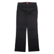 DICKIES Workwear Womens Trousers Black Regular Bootcut W31 L31 Online Hot Sale