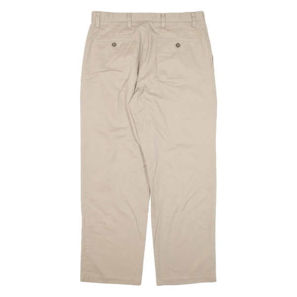 DOCKERS D3 Mens Trousers Beige Classic Straight W32 L30 Online now