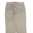 DOCKERS D3 Khaki Mens Trousers Grey Classic Straight W34 L29 Online now