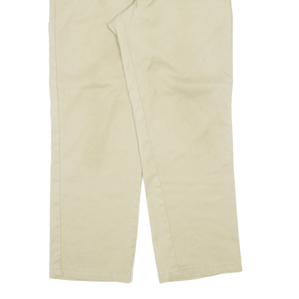 DICKIES Workwear Mens Trousers Beige Regular Straight W34 L30 For Sale