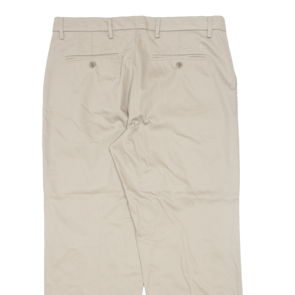 DOCKERS Flex Comfort Signature Khaki Mens Trousers Beige Straight W36 L29 Sale