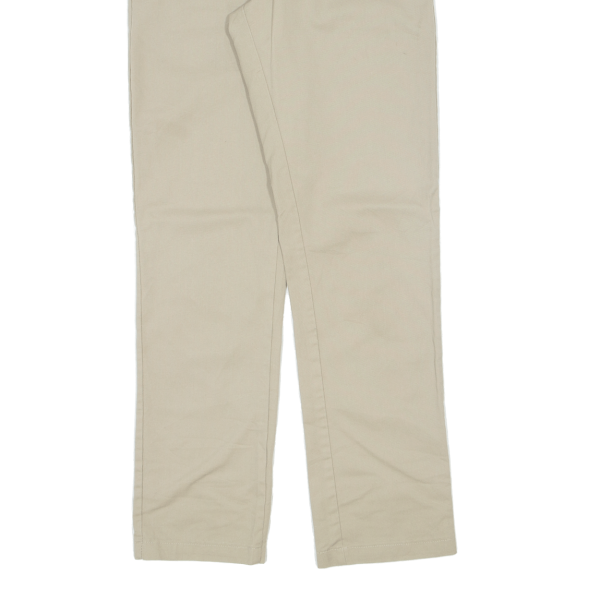 DICKIES Flex Workwear Mens Trousers Beige Slim Tapered W29 L32 on Sale