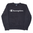 CHAMPION Mens Sweatshirt Black S Online now