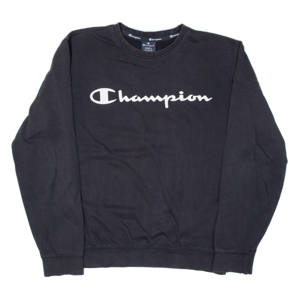 CHAMPION Mens Sweatshirt Black S Online now