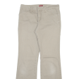 DICKIES Workwear Womens Trousers Beige Slim Bootcut W30 L29 Discount