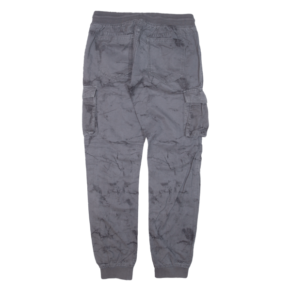 CHAPTER Cargo Bleached Boys Trousers Grey Slim Tapered W30 L30 Online Hot Sale