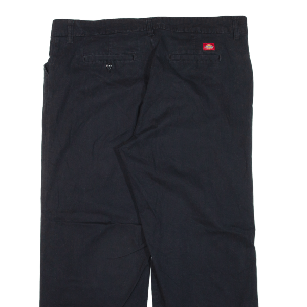 DICKIES Workwear Womens Trousers Black Relaxed Straight W38 L27 on Sale