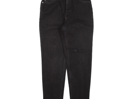 CHIC Womens Jeans Black Regular Mom W28 L29 on Sale