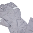 SHIN KONG Workwear Utility Mens Boiler Suit Grey Regular 2XL W36 L30 Sale